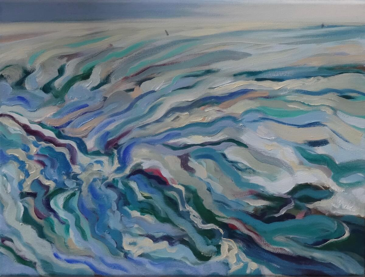Water (olieverfschilderij landschap - Jayven Art)