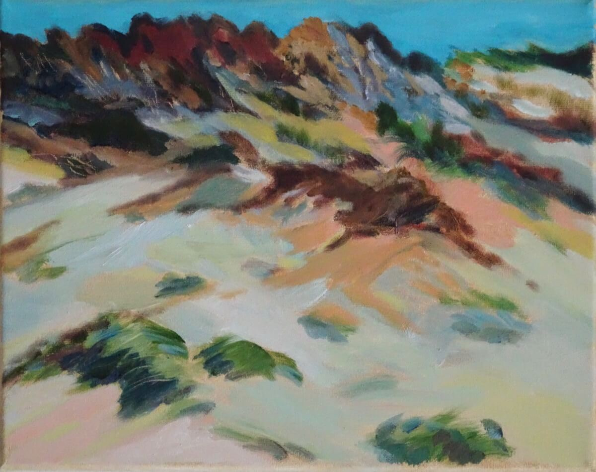 Duinen (olieverfschilderij landschap - Jayven Art)