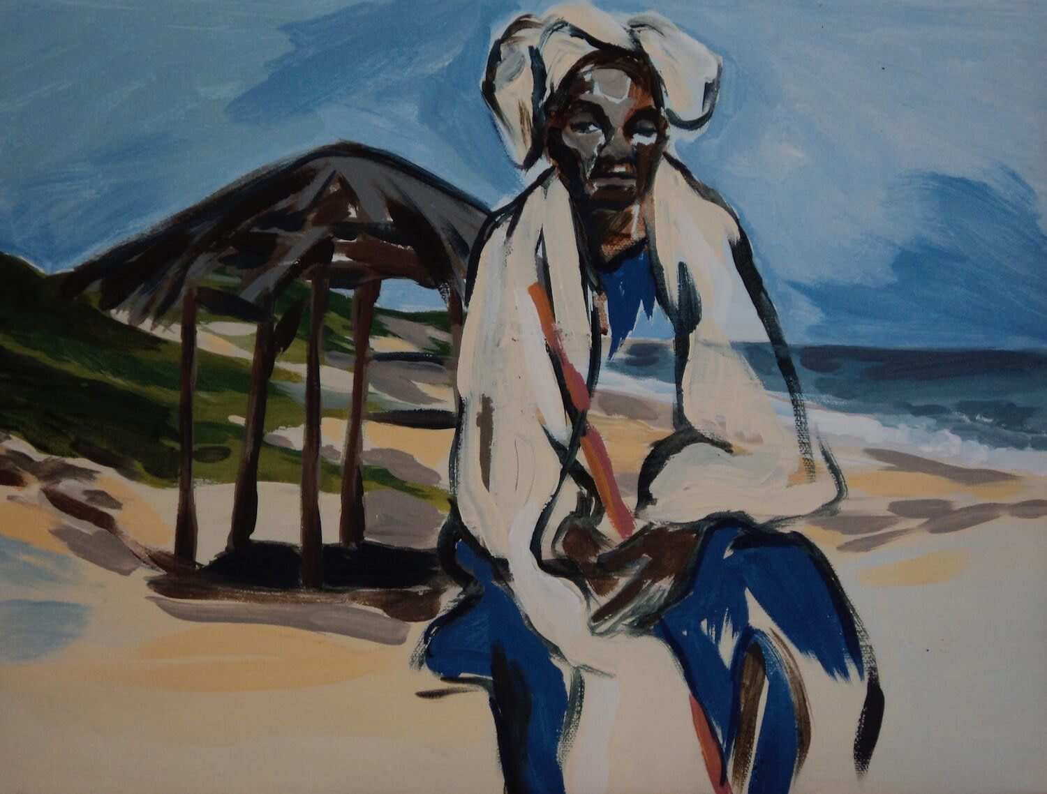 The woman and the sea (Gambia - Jayven Art)